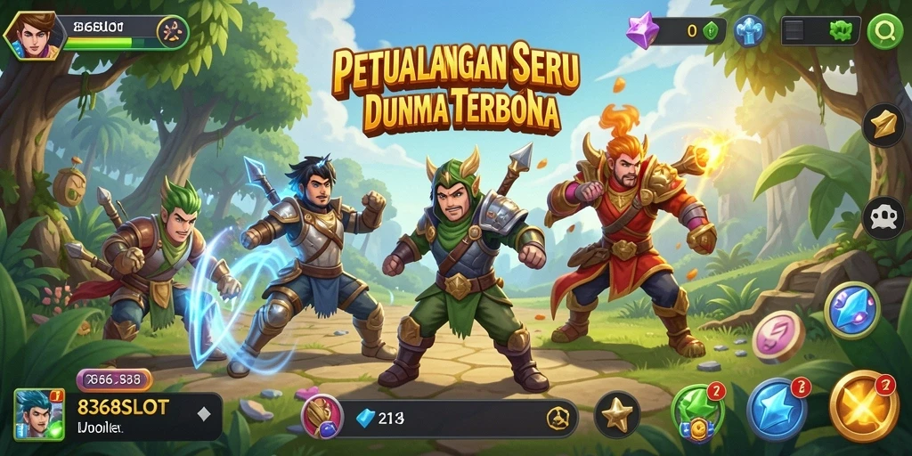 Tangkapan layar gameplay seru dalam dunia terbuka 8368SLOT.