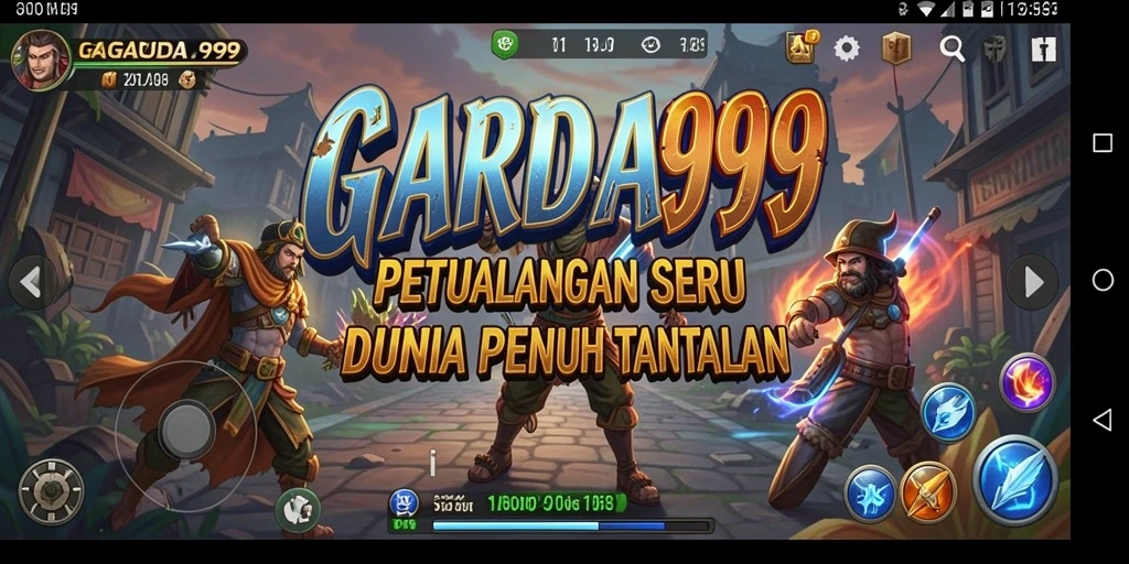 Tampilan gameplay seru di GARUDA999 dengan pemandangan alam yang menakjubkan.