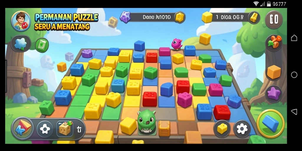 Menampilkan gameplay seru dari GN777 yang penuh tantangan puzzle.
