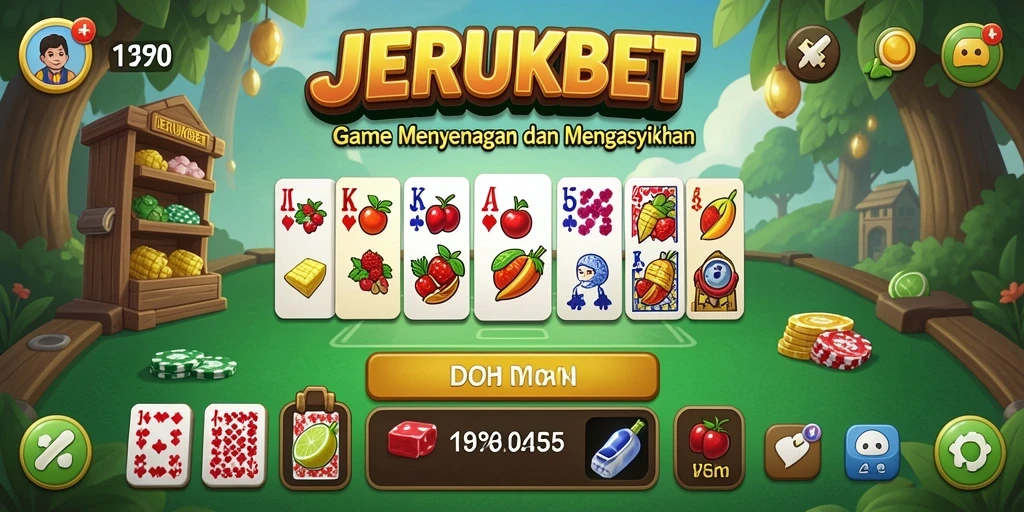 Screenshot tampilan gameplay JERUKBET yang menarik