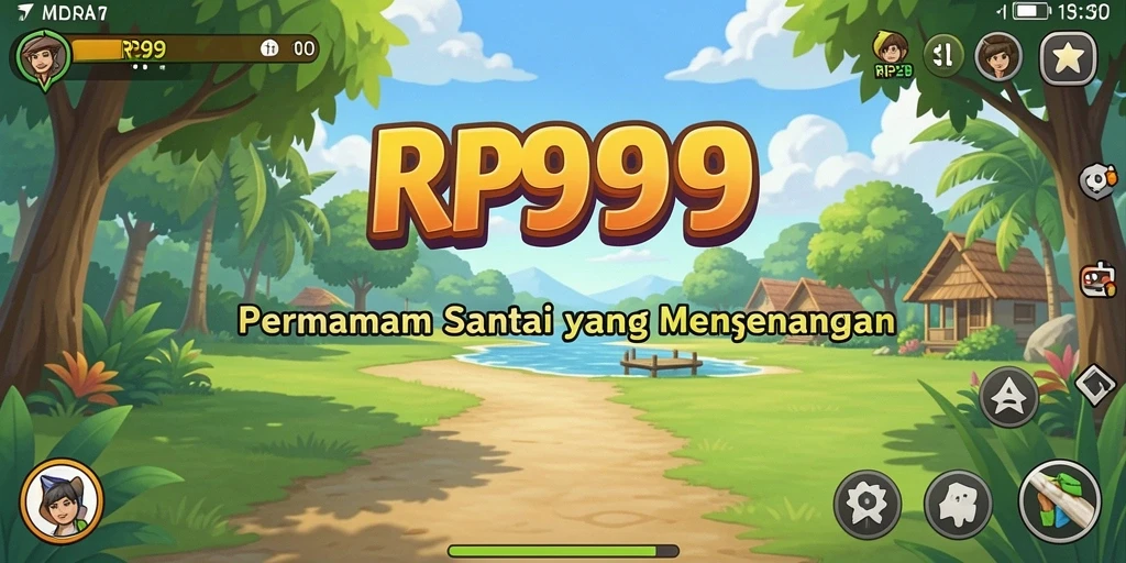 Screenshot menampilkan gameplay seru dari RP99 dengan desain grafis yang menarik.
