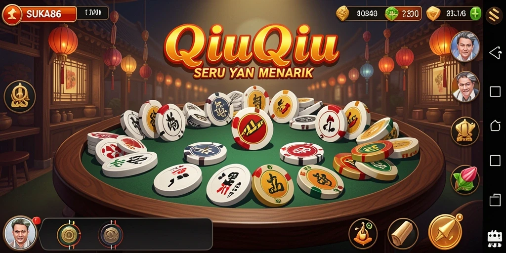 Tangkapan layar gameplay menampilkan aksi QiuQiu yang seru.