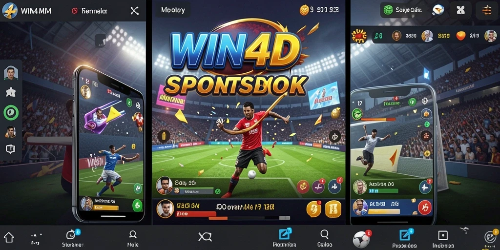 Tampilan menarik dari gameplay sportsbook di WIN4D.